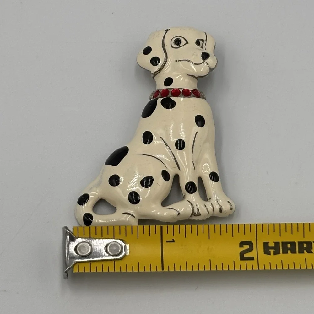 Vintage Dalmatian‎ Dog Brooch by Kerissa